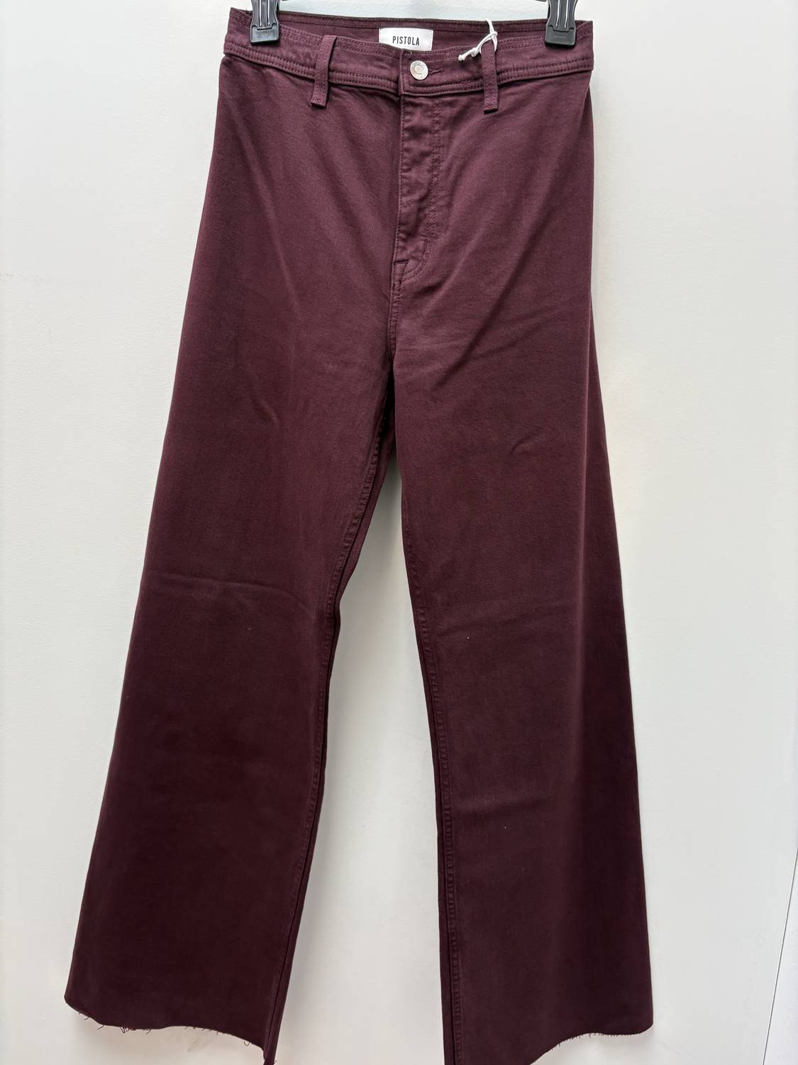 Pistola - Women's Penny Crop High Rise Wide Leg Jean
