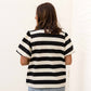 Bibi - Lexi Striped Ruffled Top
