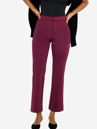 Good American - Calça reta curta Scuba