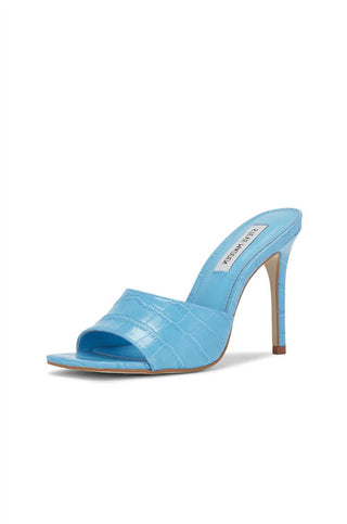 Steve Madden - Women's Signal Square Open Toe Mule High Stiletto Heeled Sandal