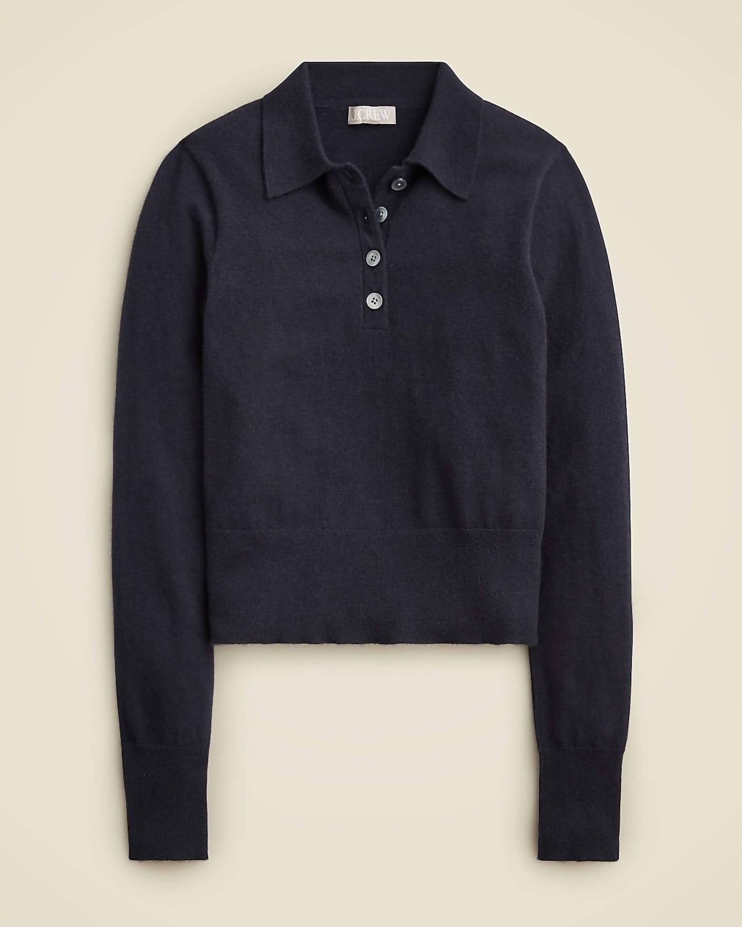 J.Crew - Featherweight Cashmere-blend Long-sleeve Polo Shirt