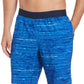 Calção de banho Nike Oxidized Stripe 9 masculino, azul, tamanho pequeno