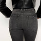 Good American - Good Legs Straight Split Back Jeans