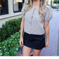 2.7 August Apparel - Keep It Simple Pull-on Skort