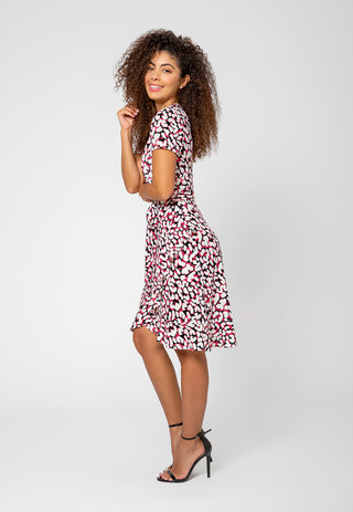 Vestido Brandy Feminino Leota em Leopardo Brushstroke Fruit Tamanho M