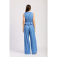 En Saison - Sleeveless Double Tie Top