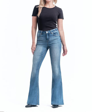 1822 Denim - Calça Jeans Flare Cintura Média
