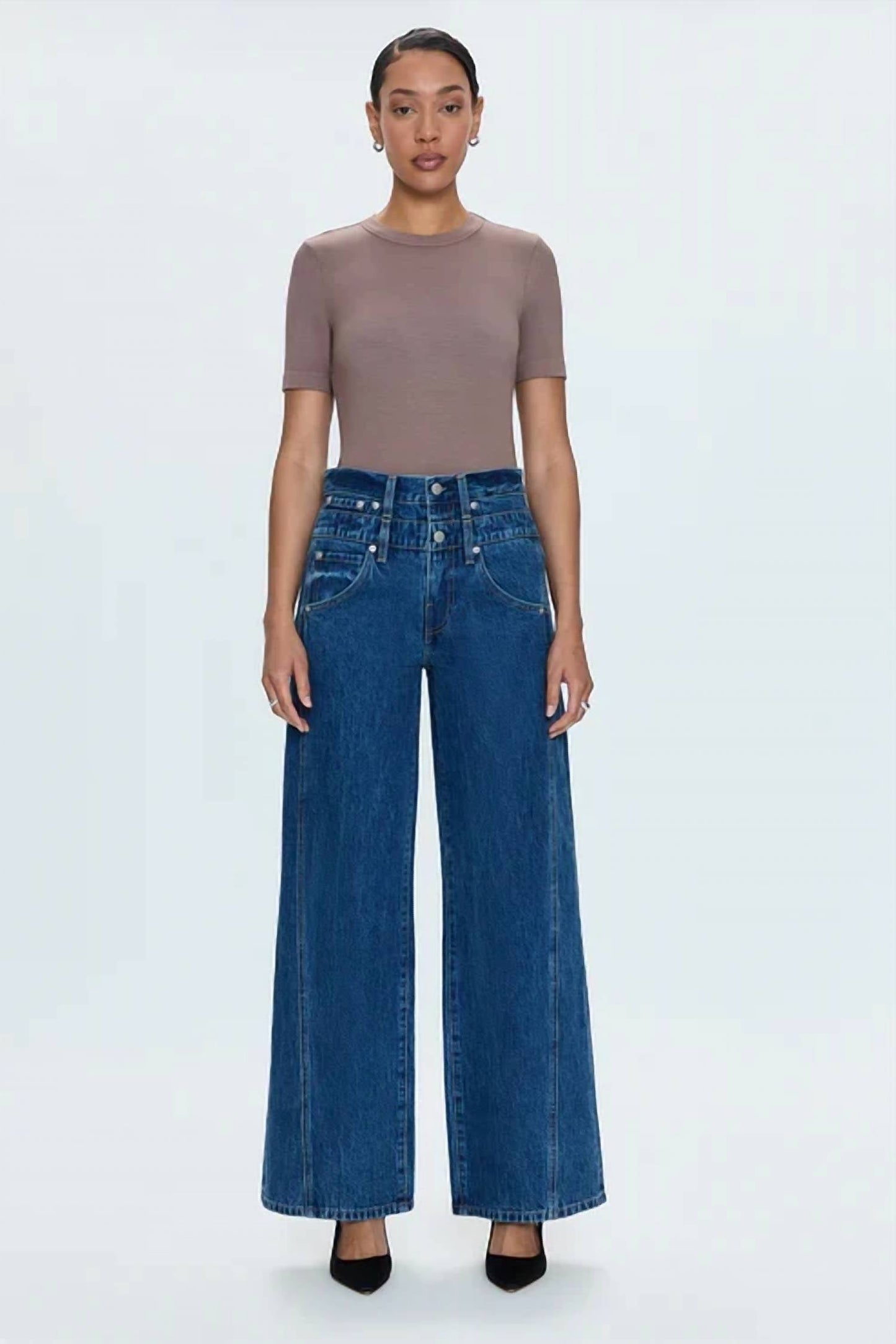Pistola - Caleb High Rise Stacked Waist Jeans