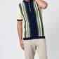 4Funkyflavours - No Time For Dreaming Striped Knit Polo - Plus