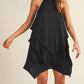 Mustard Seed - Ruffle Layer Halter Neck Dress
