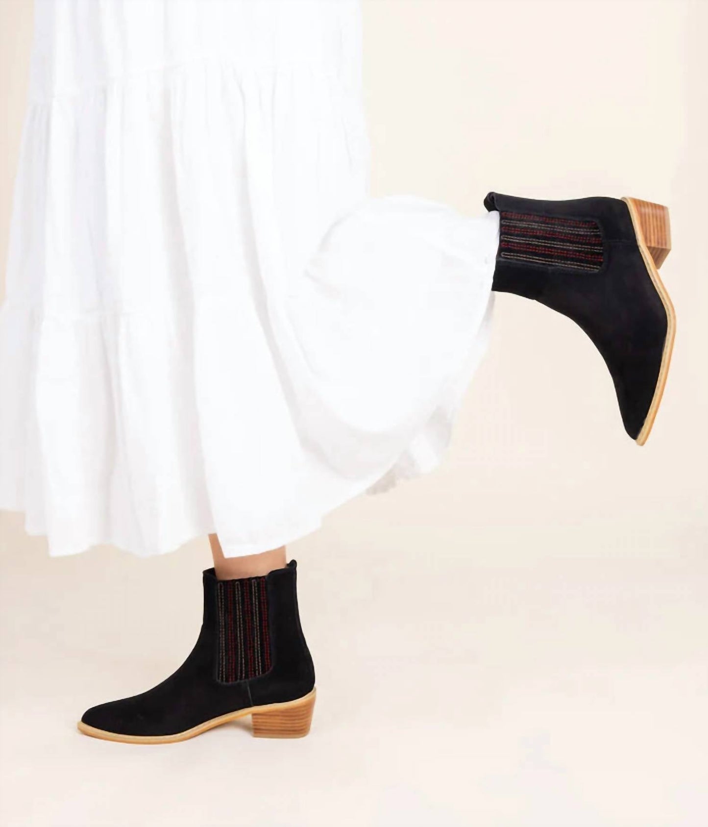 Naughty Monkey - Women's Lenor Block Heel Ankle Boots