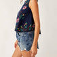 Free People - FUN AND FLIRTY EMBROIDERY TOP