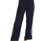 Paparazzi - Embroidered Viscose Pull-on Pant