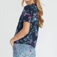 Driftwood - Cordiela Navy Embroidered Tee