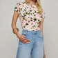 L'Agence - Ressi Fitted Short Sleeve Tee