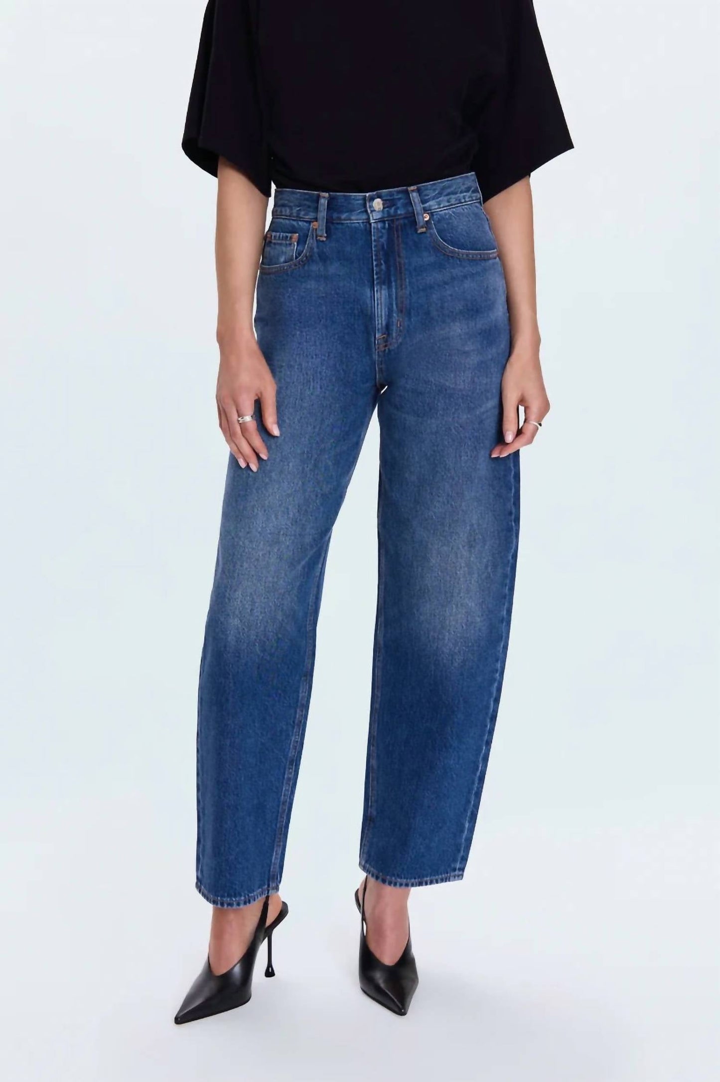 Pistola - Wes High Rise Barrel Jean