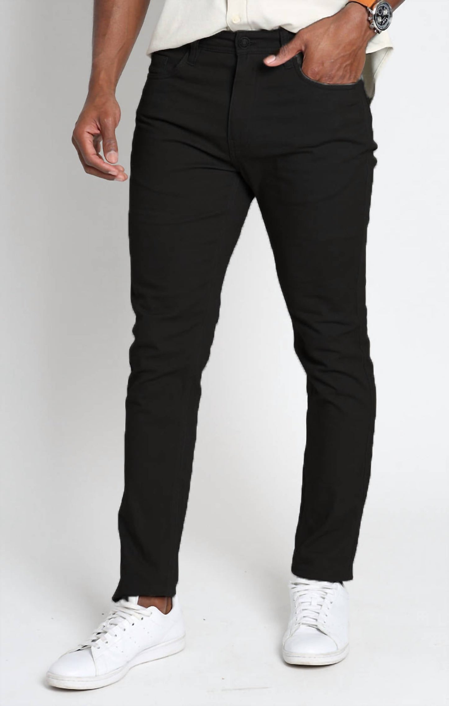 Jachs New York - Stretch Straight Fit 5 Pocket Twill Pants