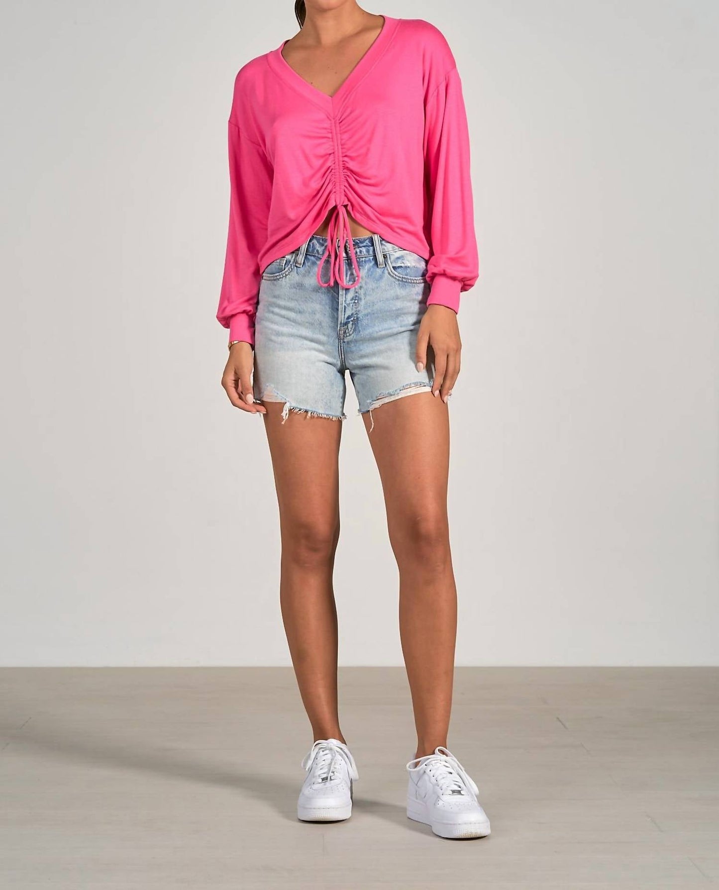 Elan - Shirred Front Top