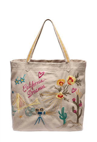 Johnny Was - Bolsa tote feminina California Everyday