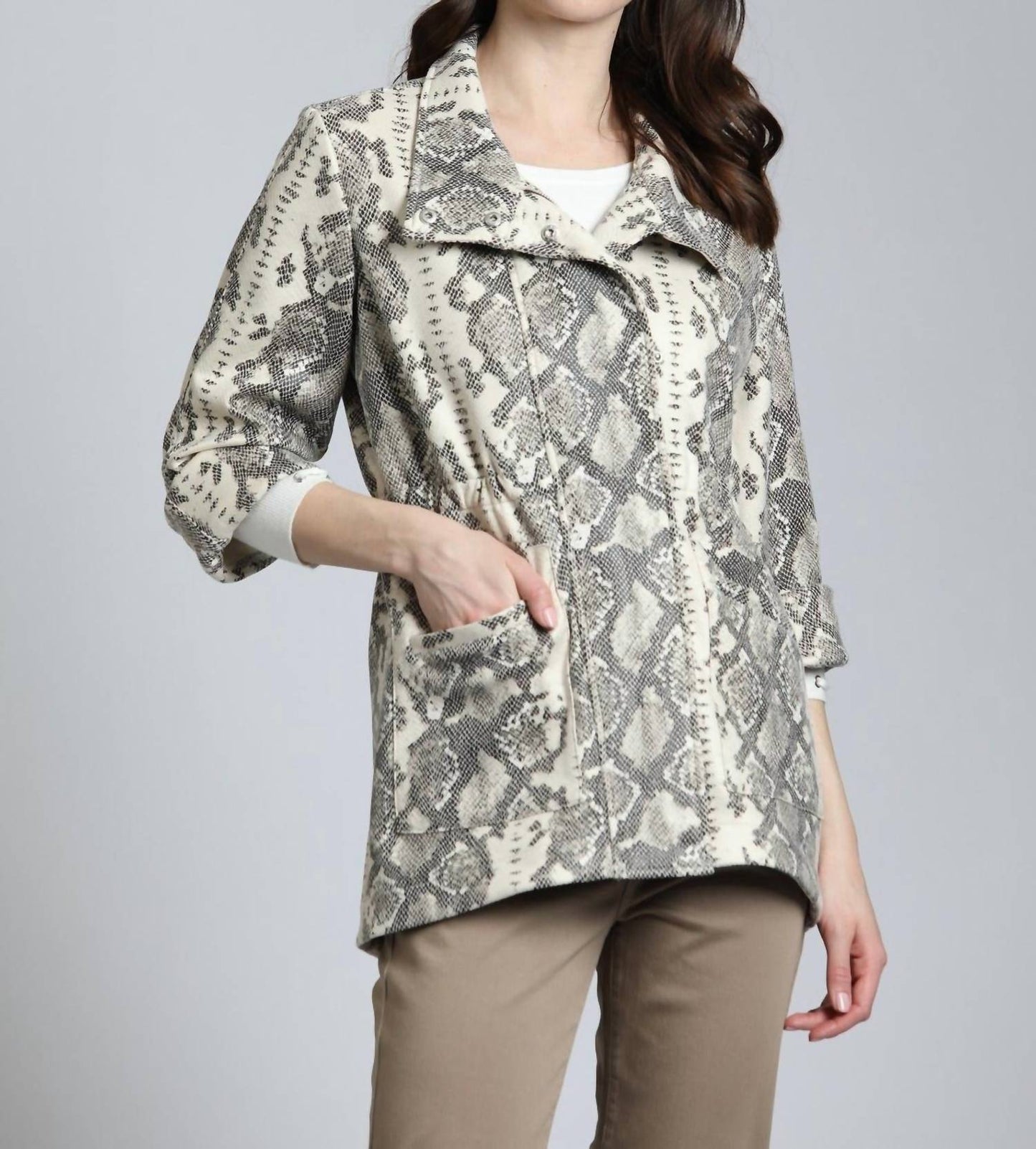 Apny - Python Vegan Leather Jacket