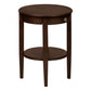 Accent Table, 2 Tier, Transitional - Espresso