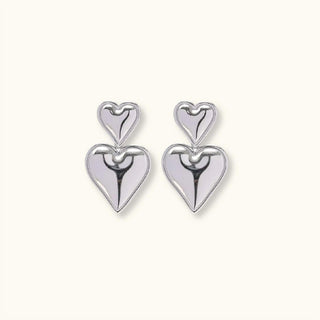 Alv Jewels - Women's Bailey Aubrey Heart Stud Earrings