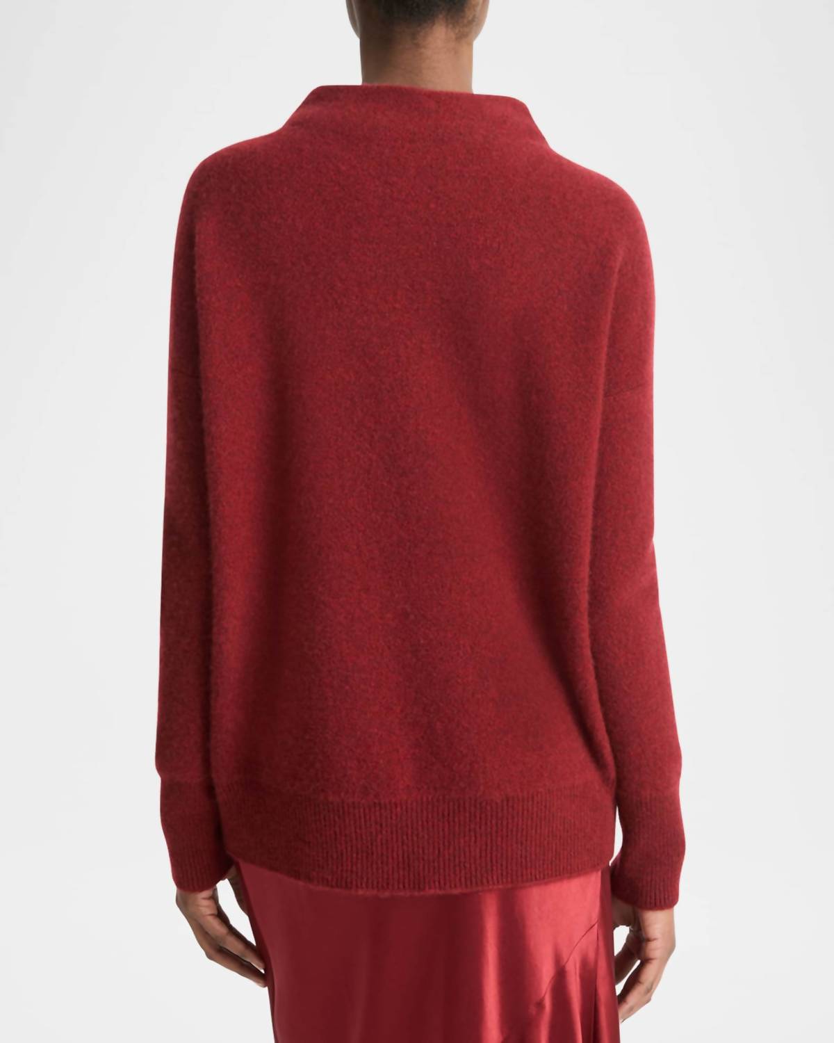 Vince - Boiled Funnel Neck Pullover