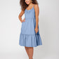 Vestido Esmeralda Leota Feminino em Chambray Lord &amp; Taylor Azul