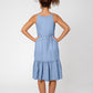 Vestido Esmeralda Leota Feminino em Chambray Lord &amp; Taylor Azul