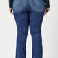 Cello - Plus Size Mid Rise Flare Jegging