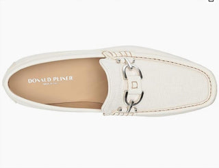 Donald Pliner - Mocassim masculino de couro Dacio