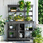 Topmax 66'' Large Outdoor Farmhouse Wooden Potting Bench Table