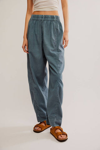 Free People - Calça Preppy Popeline Pull On