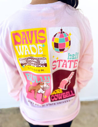 Image One - Mississippi State Bulldogs Preppy Posters Tee