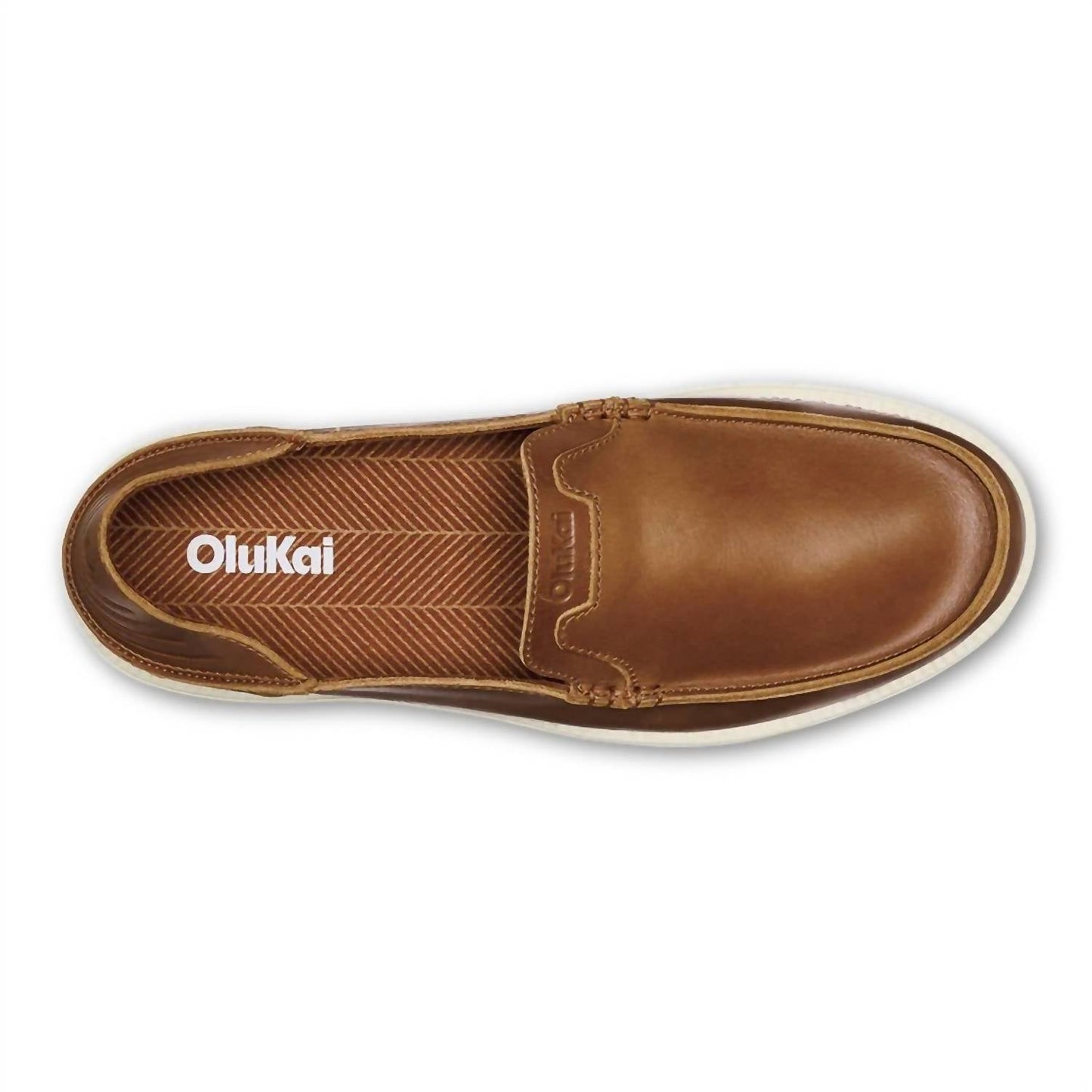 Olukai - Men's Kakaha Nia Leather Slip-on Shoes