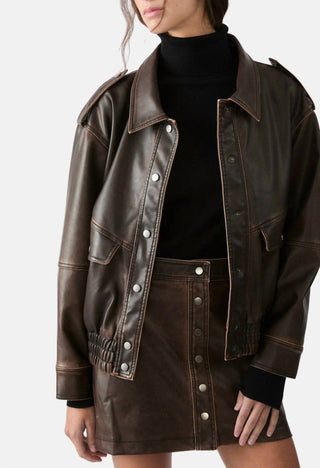 Deluc - Thomas Leather Mini Skirt