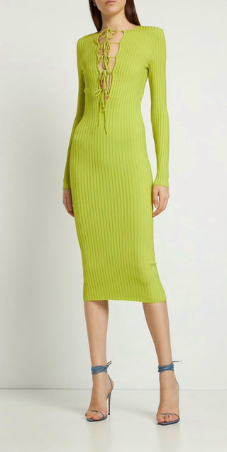Philosophy Di Lorenzo Serafini - Vestido Midi em Malha Costela