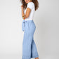 Vestido Lupita Culottes Leota Feminino em Azul Chambray 2XL Azul Lord &amp; Taylor Tamanho XXL