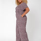 Macacão feminino Leota Ruby Wide Leg Cinza Tamanho 2X