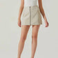 Astr - Tracy Faux Leather Zip Skirt