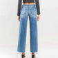 Vervet By Flying Monkey - Olivia Mid Rise Wide Leg Jeans