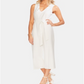 Macacão curto com cinto feminino Vince Camuto, branco, tamanho 4