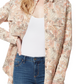 Jaqueta feminina Jessica Simpson Tenley Overshirt, branca, tamanho pequeno