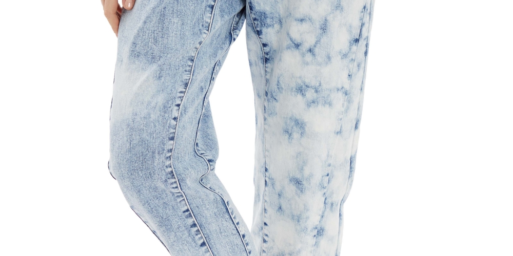 Calça jeans feminina desfiada, com bolso, zíper, fecho de botão, cintura elástica, cor crua, cortada, azul, tamanho 26