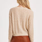 Another Love - Sari Sparkle Cable Knit Sweater