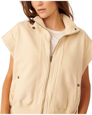 Free People - Colete Tolly com zíper