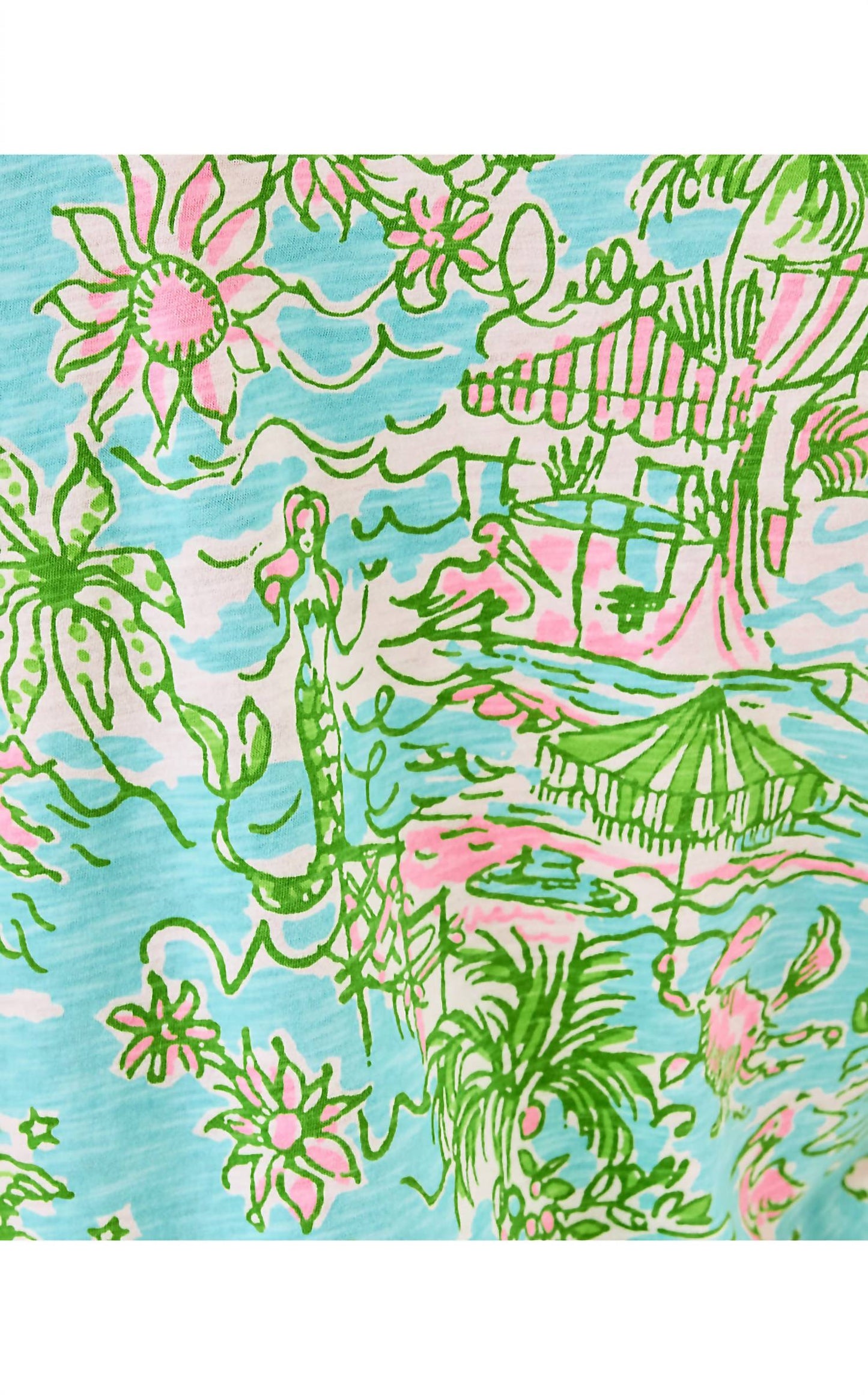 Lilly Pulitzer - Etta Top Sunbathers Bliss