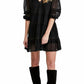 Free People - Berlin Trapeze Embroidered Semi Sheer Lace Slip Mini Dress