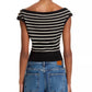 Steve Madden - Sarita Crop Sweater Top