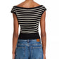 Steve Madden - Sarita Crop Sweater Top